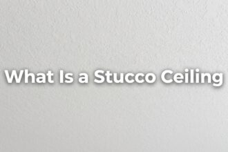 What Is a Stucco Ceiling