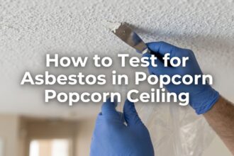 How to Test for Asbestos in Popcorn Ceiling