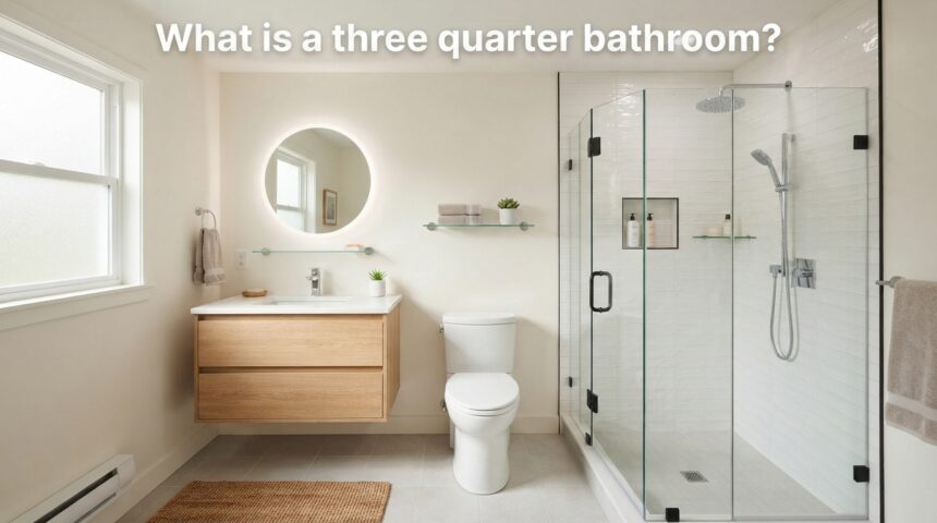 What Is a Three-Quarter Bathroom