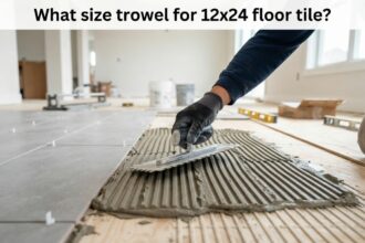 What Size Trowel for 12x24 Floor Tile?