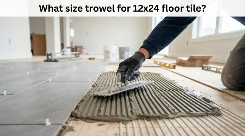 What Size Trowel for 12x24 Floor Tile?