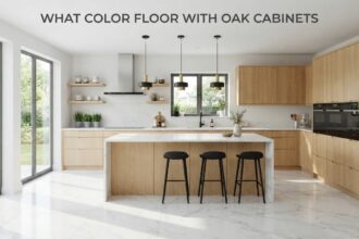 What Color Floor With Oak Cabinets