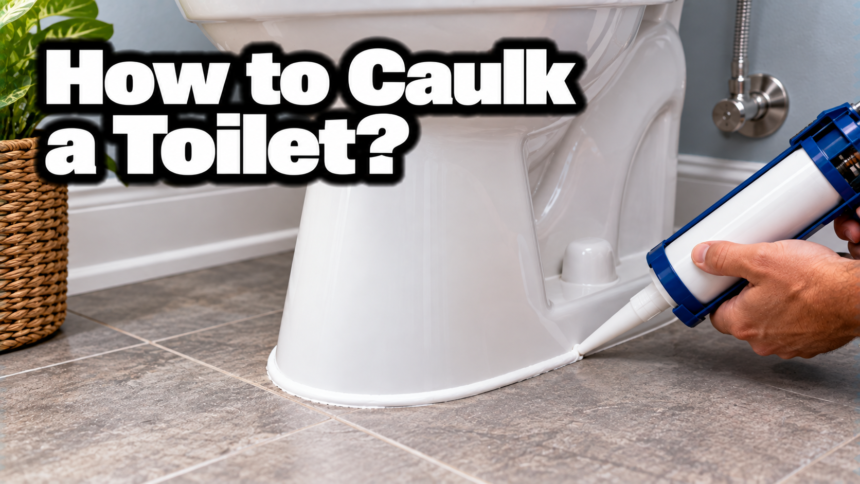 how to caulk a toilet