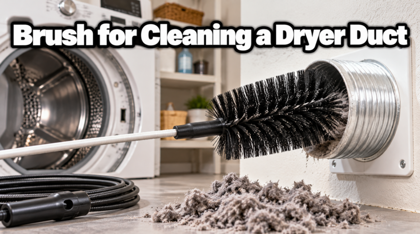 Brush for Cleaning a Dryer Duct