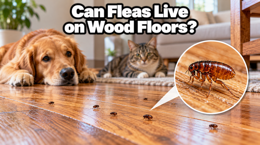Can Fleas Live on Wood Floors?