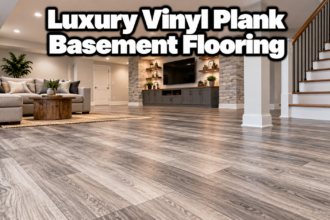 Luxury Vinyl Plank Basement Flooring