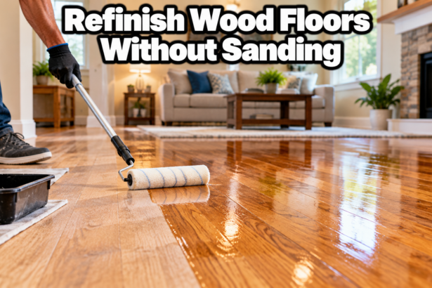 Refinish Wood Floors Without Sanding